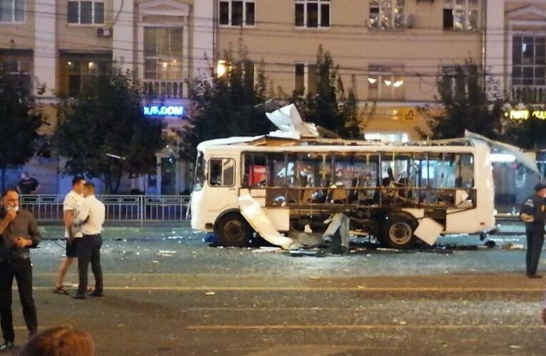 В России взорвался пассажирский автобус
