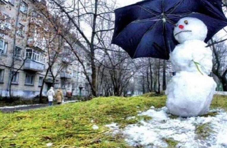 Украину накроет мокрым снегом