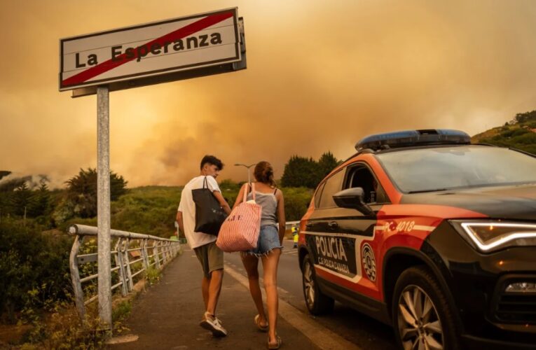 Тисячі людей евакуювали через лісові пожежі, що охопили іспанський острів Тенеріфе