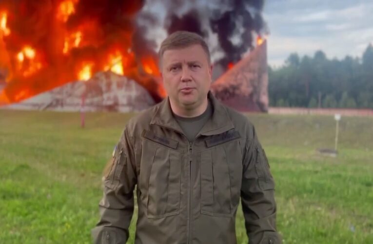Масована атака ворожих безпілотників знищила нафтобазу на заході України