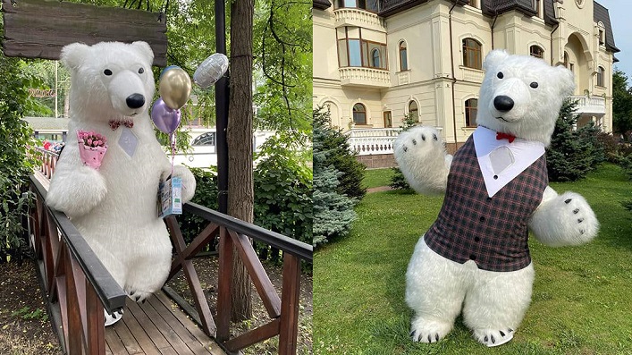 Ростовий білий ведмідь. Ідеальний подарунок на день народження