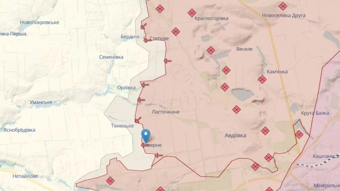 DeepState: війська рф зайняли ще два села західніше Авдіївки