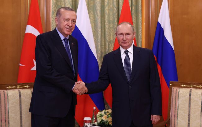 Ердоган та Путін обговорять війну в Україні під час зустрічі в Анкарі