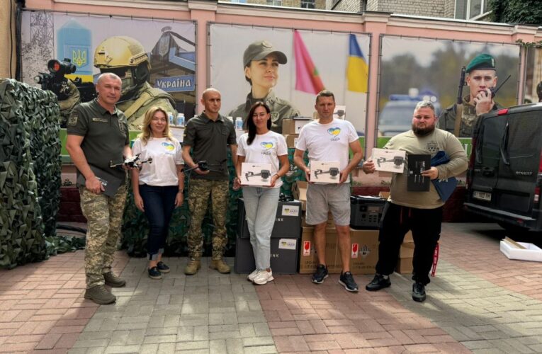 БФ молодіжної ініціативи «Надія» передав дрони, мавіки, зарядні станції та Starlink Державній прикордонній службі